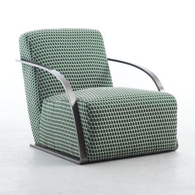 China Italian Simple Single Sofa Chair Fabric Leisure Tiger Arm Chair à venda