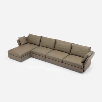 China Modern Style Sectional Sofa L Shape Couch With Chaise Lounge Hotel Sofa Set for sale