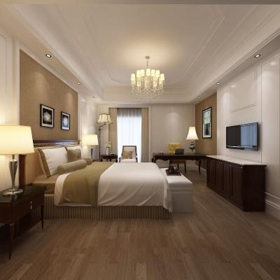 China Upscale 5 Star Hotel Bedroom Furniture Luxurious For Business Area for sale