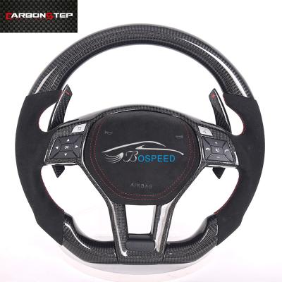 China Paddles Mercedes W176 Amg Steering Wheel Custom Carbon Fiber for sale