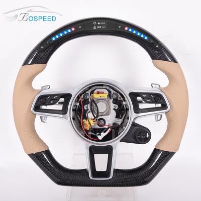 China Personal Customization Porsche 991 Steering Wheel 6K Plain Weave for sale