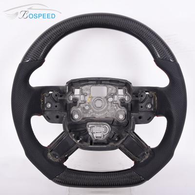 China Customized 0.35m Land Rover Steering Wheel Defender Black Leather Sports for sale