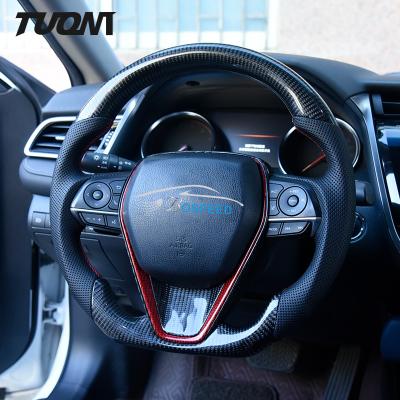 China OEM Toyota Carbon Fiber Steering Wheel Leather Camry Corolla RAV4 for sale