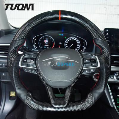 China Standard Honda Models Carbon Fiber Steering Wheel Customizable for sale