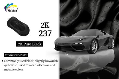 Китай Масляная акриловая автомобильная краска верхний слой 2K Чистый черный противоопухолевой продается