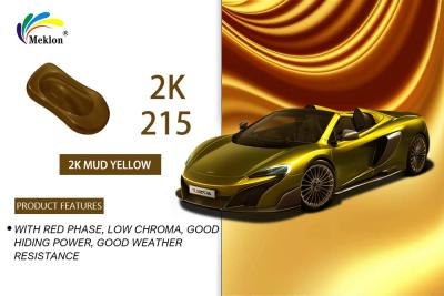 China Waterproof Top Coat Automotive Paint , Mildew Resistant Lemon Yellow Car Paint for sale