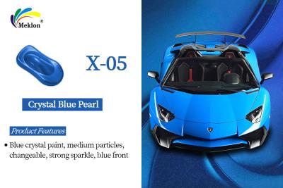 中国 1K 水晶ブルー パールペイント: 長続きする明るい色 & 耐候性 販売のため