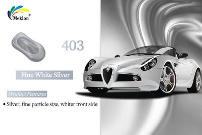 China Stable Metallic Pearlescent Silver Car Paint Anti Oxidation Waterproof for sale