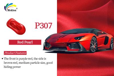 China SGS Harmless Red Pearl Automotive Paint , Weatherproof Pearlescent Car Spray Paint for sale