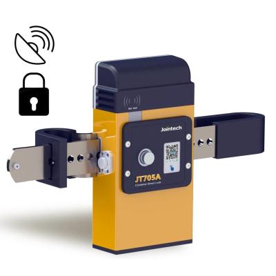 China GPS Bluetooth Container Lock 4G 2G 3 Weeks Battery Metal Body Carton Steel Lock Rod for sale