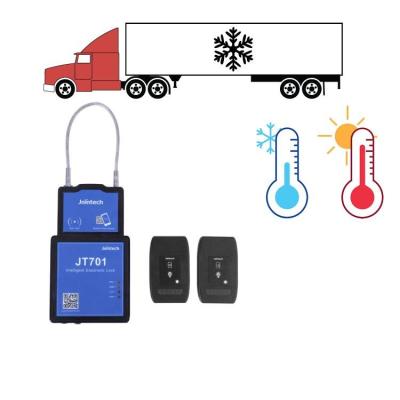 Chine Alarme de changement de surveillance de température de chaîne d'approvisionnement de verrouillage de voie de GPS de camion de conteneur frigorifique à vendre