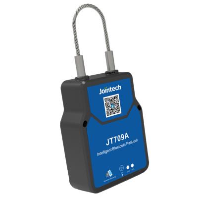 China Tracking padlock electronic locking device digital RFID Bluetooth remote SMS smart unlock IP67 for sale