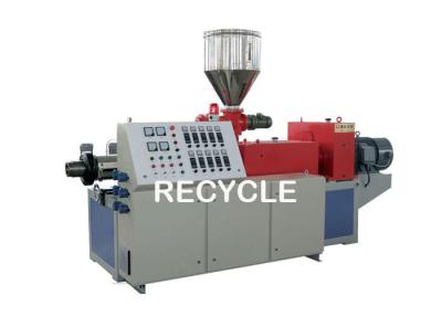China Conical Twin Screw Plastic Extruder Machine , Double Screw Extruder For PVC Pipes for sale