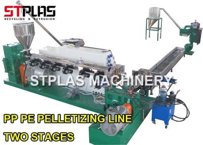 China 200-300kg/h Noodle type HDPE Plastic Recycling Pellet Machine Pelletizing Line For Milk Shampoo Bottles for sale