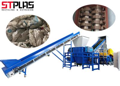 China Double Shaft Heavy Duty D2 Blades Woven Bag Shredder for sale