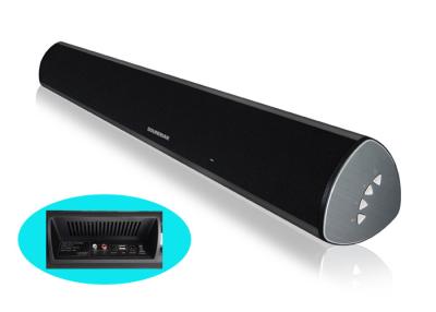 China Plastic Metal Housing Black Laptop Soundbar Speakers With CE ROHS FCC Verified for sale