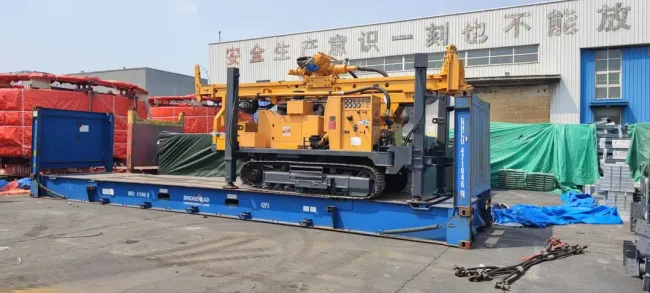 450m Drilling Depth Pneumatic DTH Crawler Drilling Rig for Water Well Drilling Rig Driven by Diesel Engine