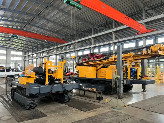 132kw Engine Rotary Drilling Rig 600m Depth Crawler Mounted Water Well Drilling Rig for Sale