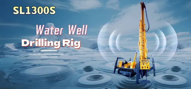 China 1300m Drill Rig for Water Well Mine Drilling Rig Diesel Engine Water Well Drill Rig Machine for Sale