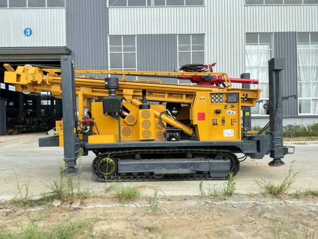 Full Hydraulic High Power 750m Depth SL750s Center Lifting Water Well Drilling Rigs Crawler Type Factory Price