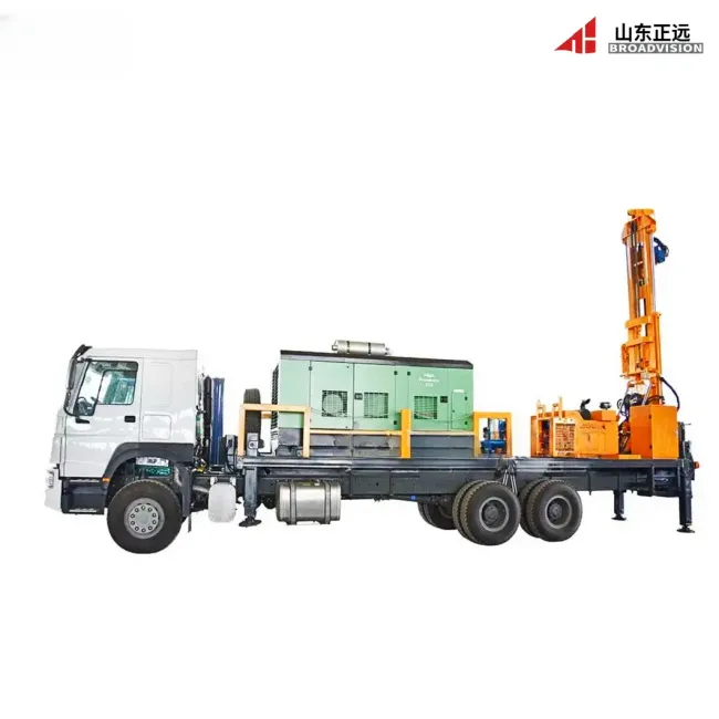 Factory Price 200m Depth Truck Mounted Borehole Drill Machine Rotary Drilling Equipment Water Well Drilling Rigs