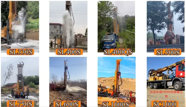 High-Performance Truck Mounted Crawler Borehole Hydraulic Crawler Type Cable Tool Water Well Drilling Rig for Sale for Farms Price in China