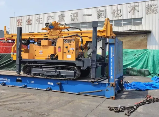 High-Performance Truck Mounted Crawler Borehole Hydraulic Crawler Type Cable Tool Water Well Drilling Rig for Sale for Farms Price in China