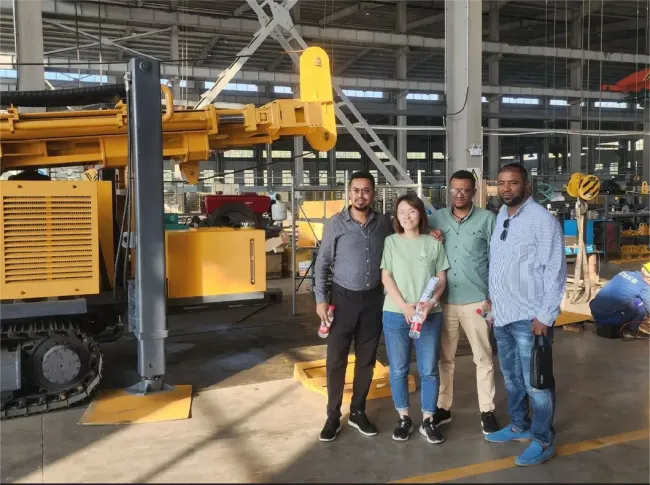 High-Performance Truck Mounted Crawler Borehole Hydraulic Crawler Type Cable Tool Water Well Drilling Rig for Sale for Farms Price in China