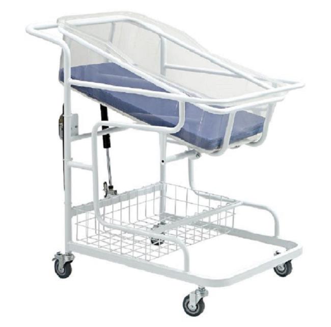 KJW-BC603 POWDER-COATED STEEL BABY CRIBS SIZE: 85*55*95CM