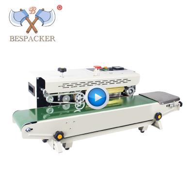 China 0.6Mpa Continuous Automatic Sealing Machine , 2.2KW Horizontal Bag Sealer for sale