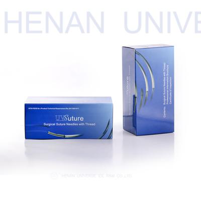China UV Microsurgery Ophthalmic Suture Needles 3/8 Circle for sale