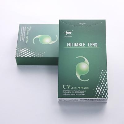 China Monofocal Aspheric Foldable Intraocular Lens 12.5mm Overall Length for sale