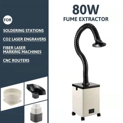 China Microcomputer Control Soldering Station Fume Extractor 70W For Hair Salon for sale