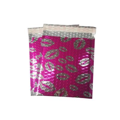 China Customize Color Poly  Metallic Bubble Padded Foil Postage Bag for sale