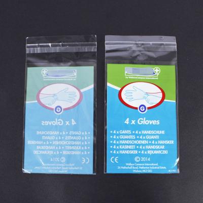 China Opp Bags/custom Self Adhesive Sealing Tape Bags Plastic Cellophane Header Printed Opp Bopp Bag Packing for sale