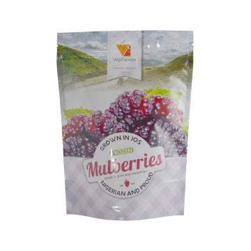 China Laminated Material and zip lock fresh vegetable plastic bags / transparent k fruit packing bags for sale