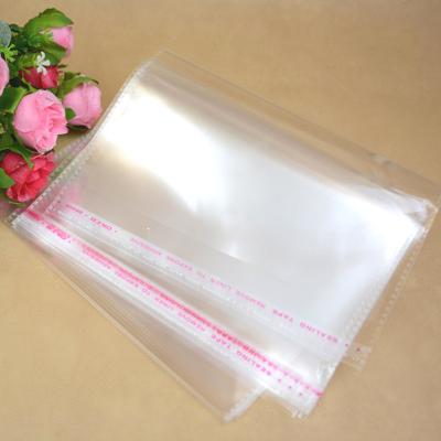 China Factory Wholesale Custom Packaging Toy Card Clear Self Adhesive OPP Poly Cartoon Bag for sale
