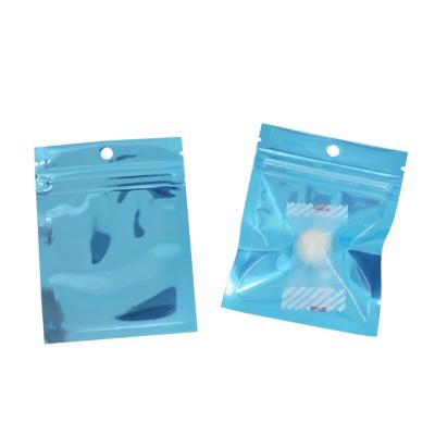 China One Side Clear Food Bags Small Water Proof Zipper Reclosable Colorful Pouches Custom Printed Flat Bag for sale