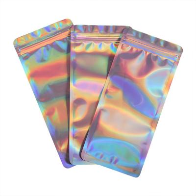 China Customized Printing Plastic Lip Gloss Packaging Pouch Mylar Bags For Cosmetic Makeup Brushes Packing for sale
