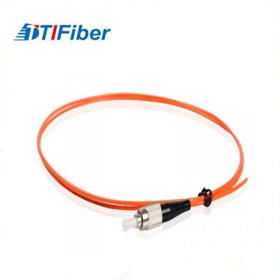 China Orange Color Jacketed Single Mode Pigtail 0.9mm OFNP PVC LSZH OFNR OFNP Cable Type for sale