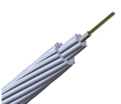 China 24 líneas eléctricas de arriba compuestas al aire libre del cable de toma de tierra del cable de fribra óptica de la base OPGW en venta