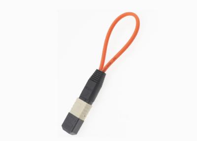 China mechanical SM MM MPO fiber optic loopback plug with Low Insertion Loss for sale