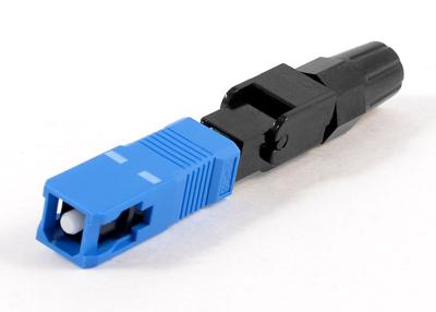 China Singlemode / MultimodeSC UPC Quick assembly connector for FTTH / FTTD / FTTX for sale