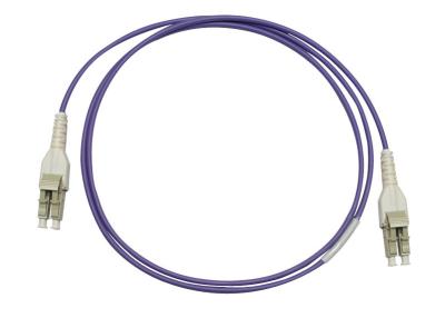 China CATV/LAN/HOMBRE/WAN/cordón de remiendo de la fibra óptica del LC Uniboot de la prueba con la chaqueta violeta de LSZH en venta