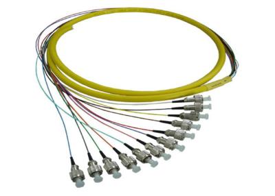Chine Tresse optique unimodal de fibre d'UPC avec des connecteurs de fibre de 12pcs FC à vendre