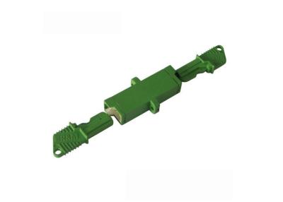 China Singlemode APC Simplex Fiber Optic Adapter for FTTH Solution for sale