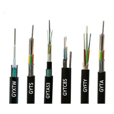 China GYTS Single Mode Fiber Optic Cable Underground Duct Direct Burial for sale