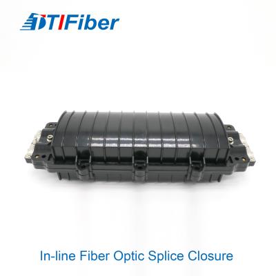 China SGS 48 Core Optical Fiber Splice Box Horizontal Type 2 In 2 Out for sale