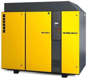 China Pressão máxima amarela do compressor de ar 300 CFH do nitrogênio de Kaeser 120 libras por polegada quadrada à venda