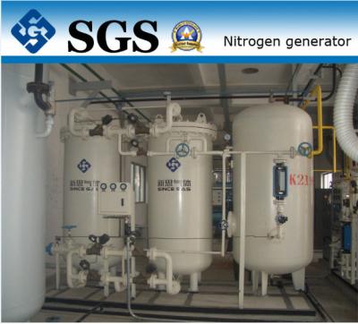 China Producción del nitrógeno líquido del generador del nitrógeno de la membrana del portador químico en venta